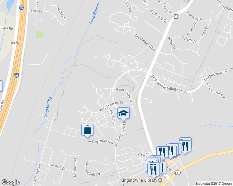 map of restaurants, bars, coffee shops, grocery stores, and more near 6510 Wynema Court in Alexandria