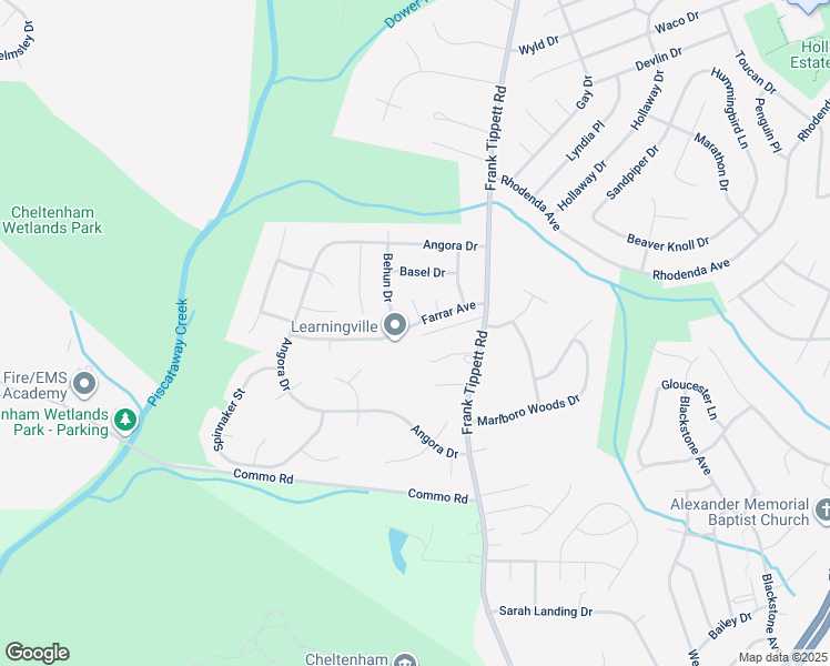 map of restaurants, bars, coffee shops, grocery stores, and more near 10403 Farrar Avenue in Cheltenham