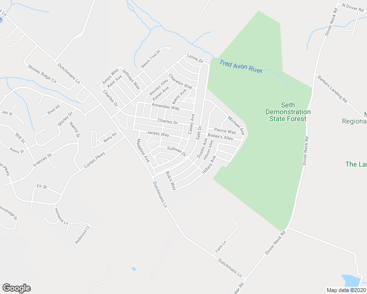 map of restaurants, bars, coffee shops, grocery stores, and more near 7298 Casey Avenue in Easton