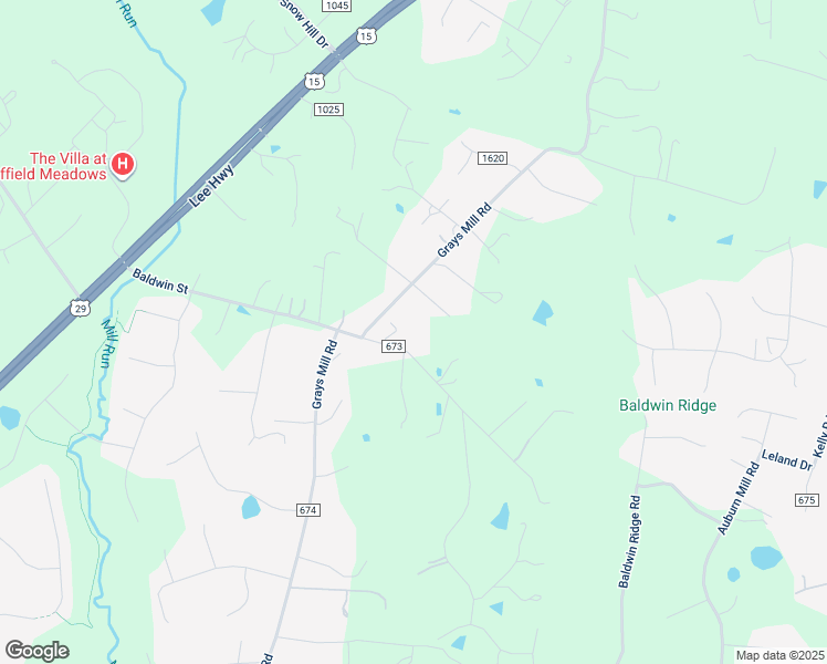 map of restaurants, bars, coffee shops, grocery stores, and more near 5440 Baldwin Street in Warrenton