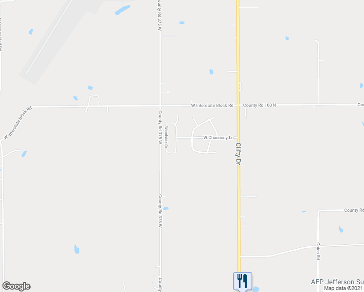 map of restaurants, bars, coffee shops, grocery stores, and more near 3547 Woodside Drive in Madison