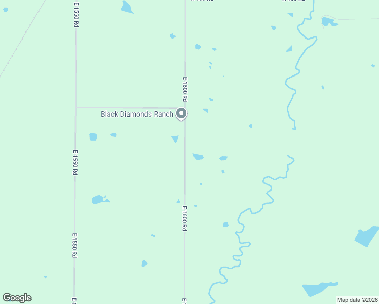 map of restaurants, bars, coffee shops, grocery stores, and more near 95 East 1600 Road in Baldwin City