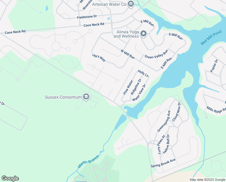 map of restaurants, bars, coffee shops, grocery stores, and more near 17257 Dale Lane in Lewes