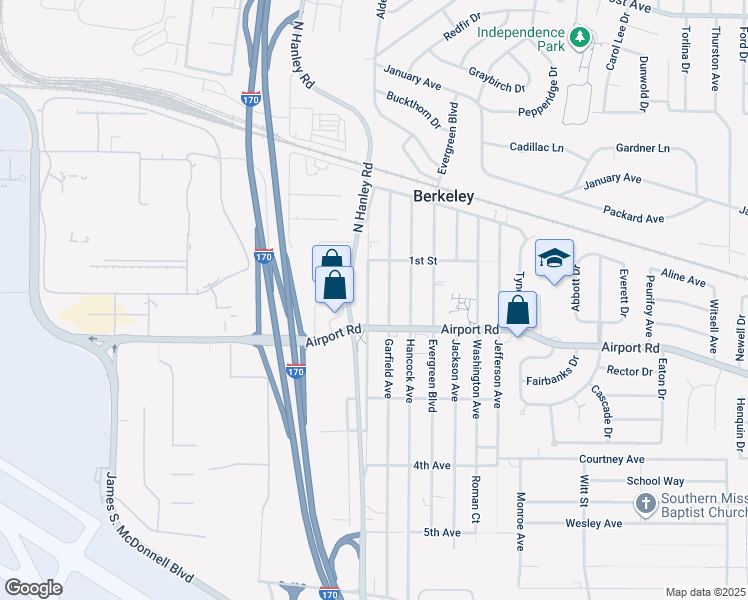 map of restaurants, bars, coffee shops, grocery stores, and more near 6223 Madison Avenue in Berkeley