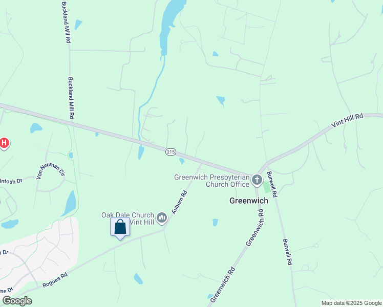 map of restaurants, bars, coffee shops, grocery stores, and more near 15508 Vint Hill Road in Gainesville