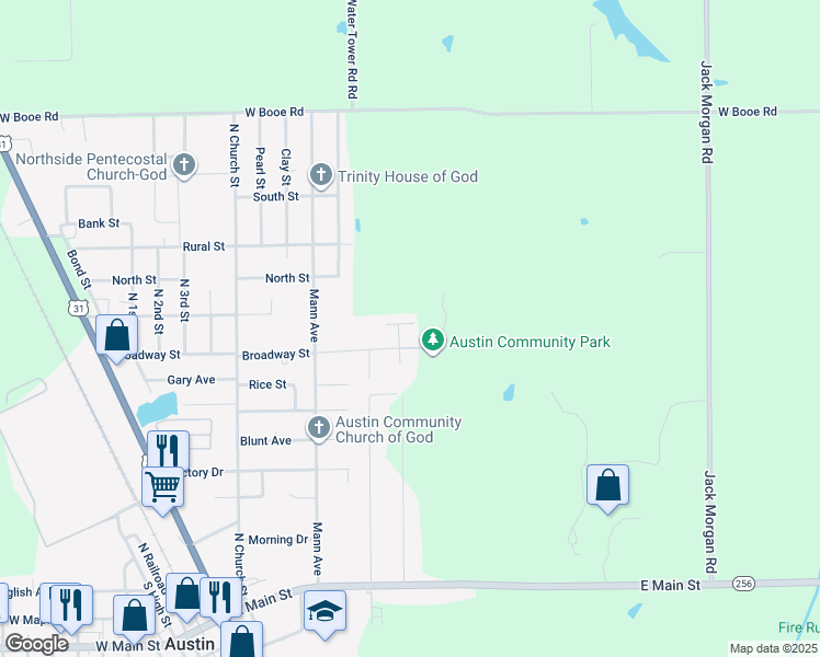 map of restaurants, bars, coffee shops, grocery stores, and more near 846 Village Court in Austin