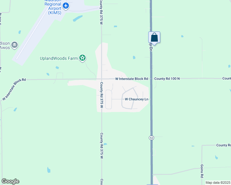 map of restaurants, bars, coffee shops, grocery stores, and more near 3697 Woodside Drive in Madison