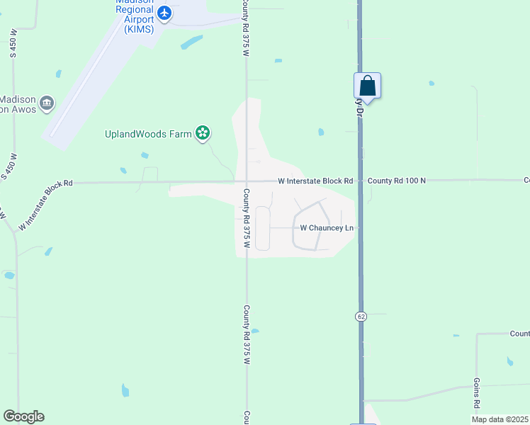 map of restaurants, bars, coffee shops, grocery stores, and more near 3697 Woodside Drive in Madison