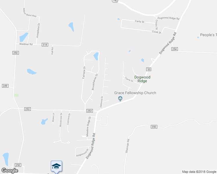 map of restaurants, bars, coffee shops, grocery stores, and more near 612 Meadow Court in Wheelersburg