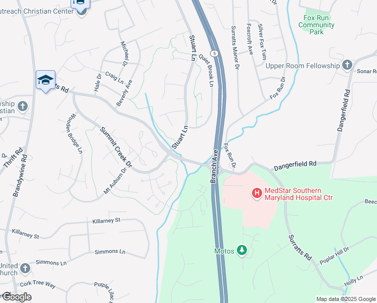 map of restaurants, bars, coffee shops, grocery stores, and more near 10122 Quiet Brook Lane in Clinton