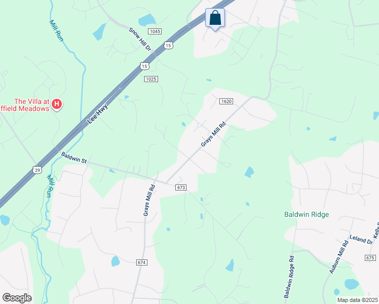 map of restaurants, bars, coffee shops, grocery stores, and more near 6802 Grays Mill Road in Warrenton