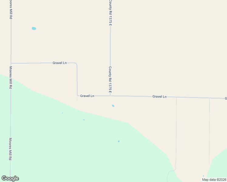 map of restaurants, bars, coffee shops, grocery stores, and more near 2 County Road 1375 East in Louisville