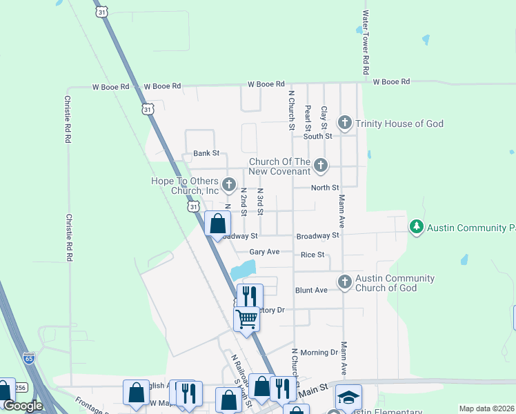 map of restaurants, bars, coffee shops, grocery stores, and more near 324 Broadway Street in Austin