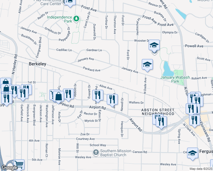 map of restaurants, bars, coffee shops, grocery stores, and more near 8035 Plymouth Court in Berkeley