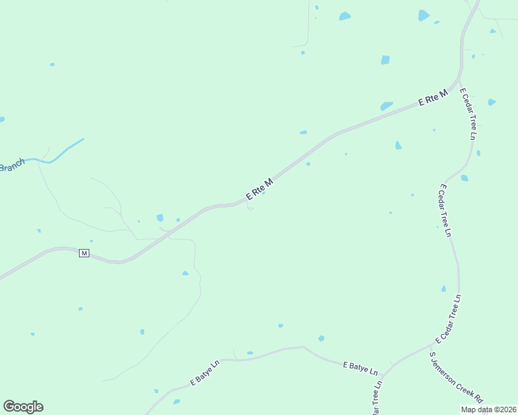 map of restaurants, bars, coffee shops, grocery stores, and more near 1300 East Route M in Hartsburg
