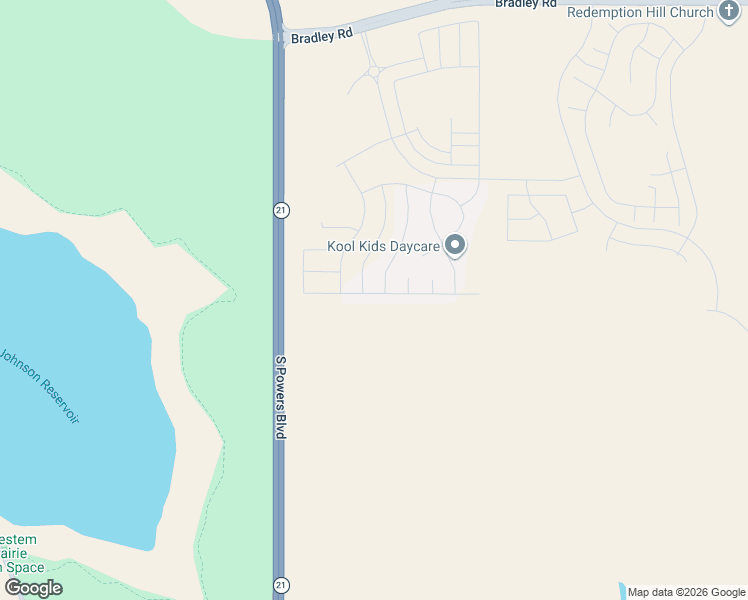 map of restaurants, bars, coffee shops, grocery stores, and more near Unnamed Road in Colorado Springs