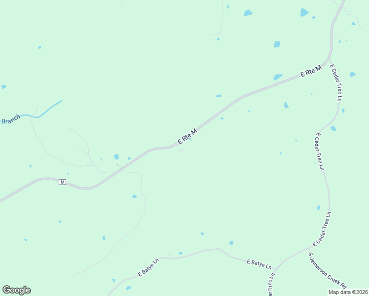 map of restaurants, bars, coffee shops, grocery stores, and more near 1300 East Route M in Hartsburg