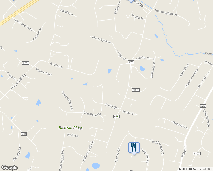 map of restaurants, bars, coffee shops, grocery stores, and more near 5217 Graystone Road in Warrenton