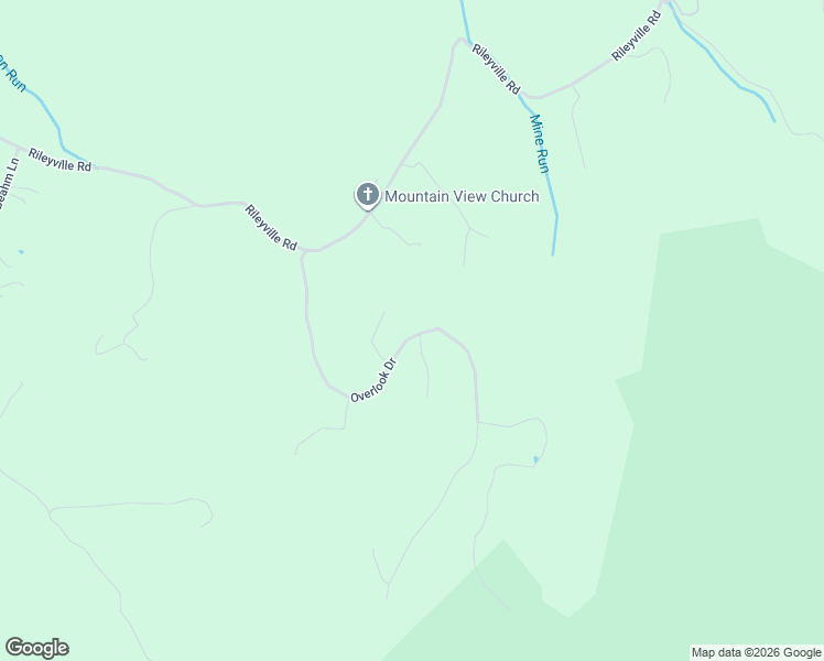 map of restaurants, bars, coffee shops, grocery stores, and more near 651 Overlook Drive in Rileyville