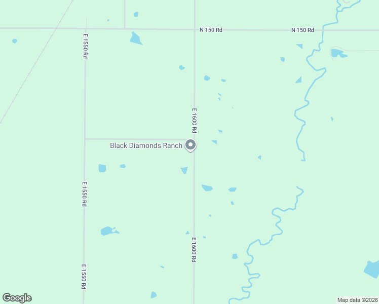 map of restaurants, bars, coffee shops, grocery stores, and more near 95 East 1600 Road in Baldwin City
