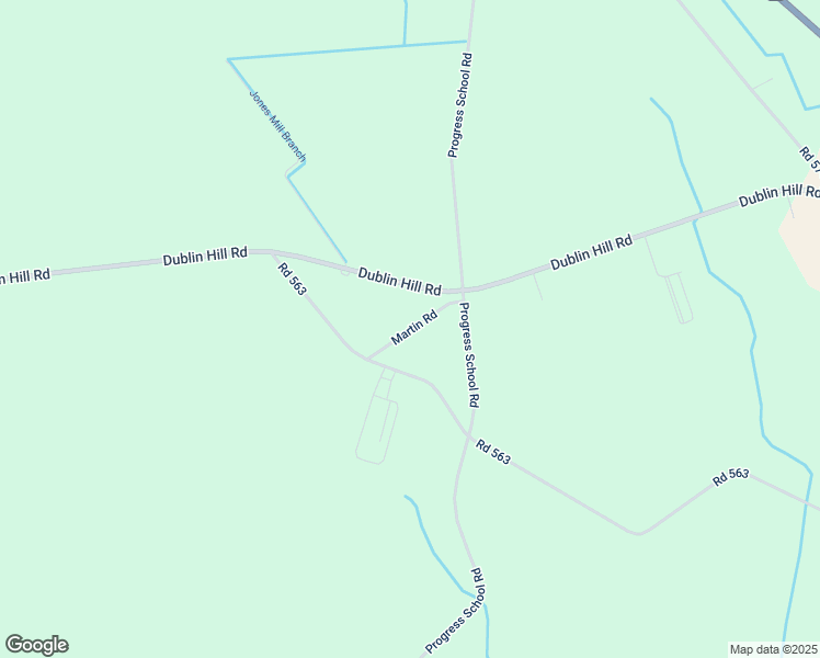 map of restaurants, bars, coffee shops, grocery stores, and more near 5606 Martin Road in Bridgeville