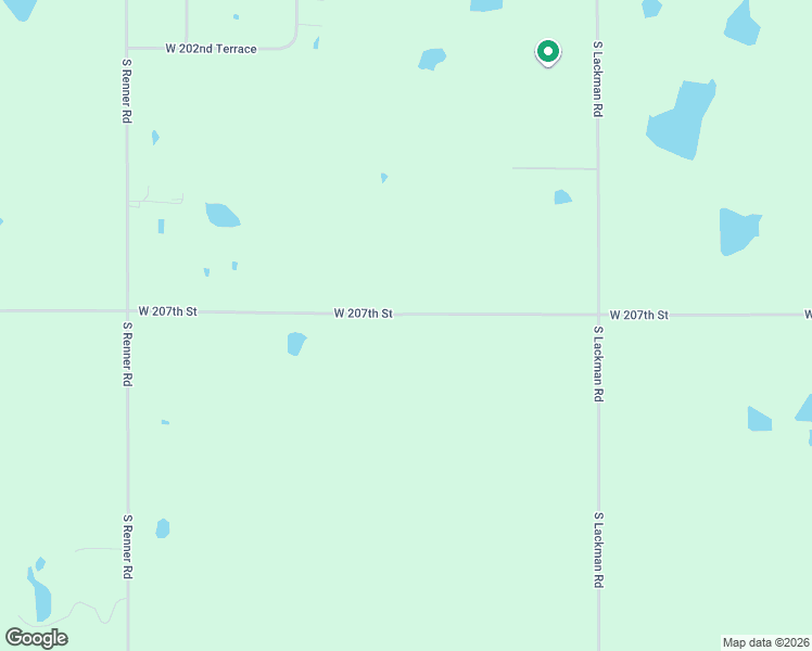 map of restaurants, bars, coffee shops, grocery stores, and more near 15830 West 207th Street in Spring Hill