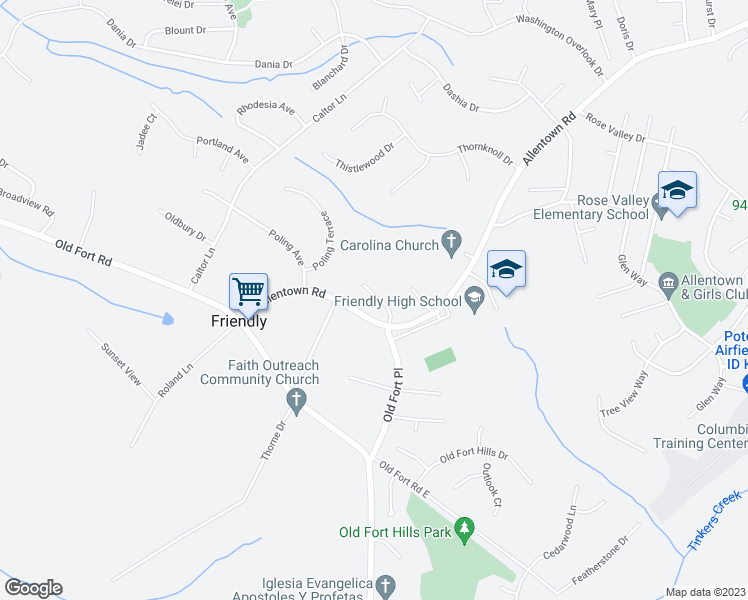 map of restaurants, bars, coffee shops, grocery stores, and more near 10013 Westerly Lane in Fort Washington