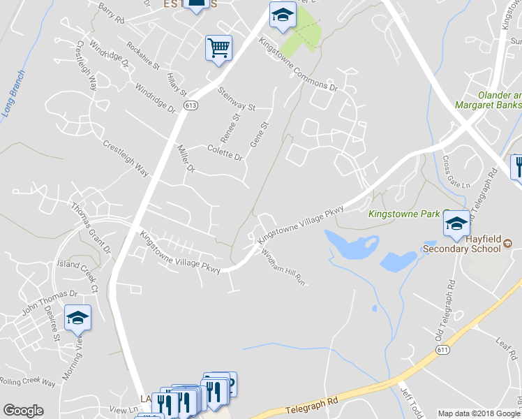 map of restaurants, bars, coffee shops, grocery stores, and more near 6266 Taliaferro Way in Alexandria
