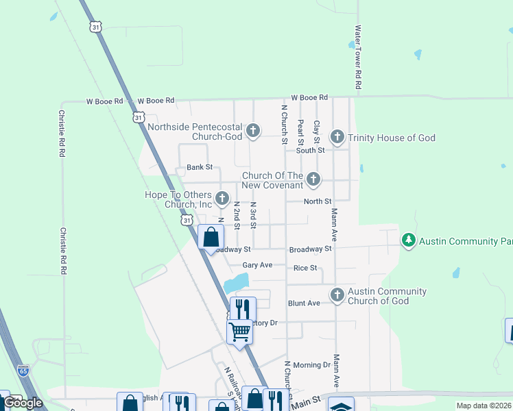 map of restaurants, bars, coffee shops, grocery stores, and more near 981 North 3rd Street in Austin