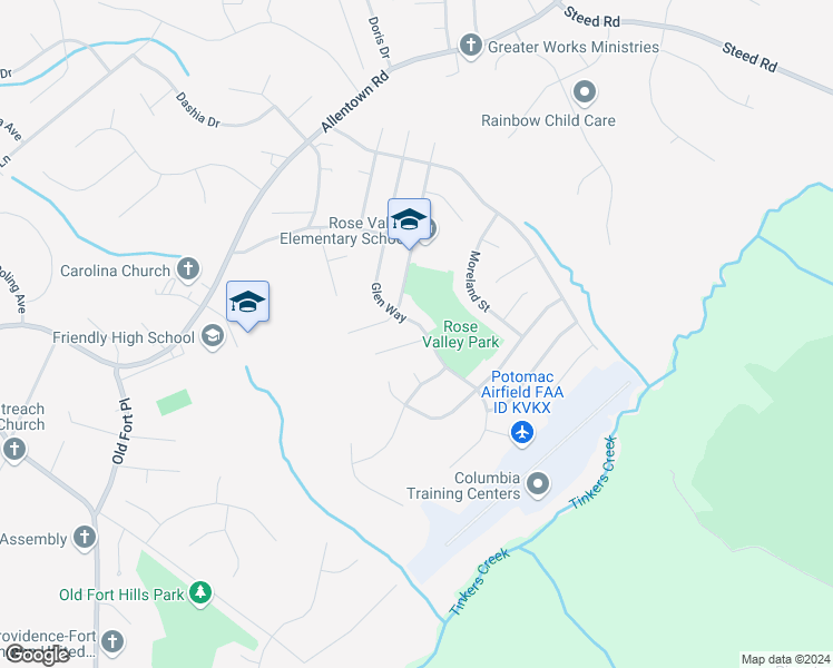 map of restaurants, bars, coffee shops, grocery stores, and more near 2714 Shawn Court in Fort Washington