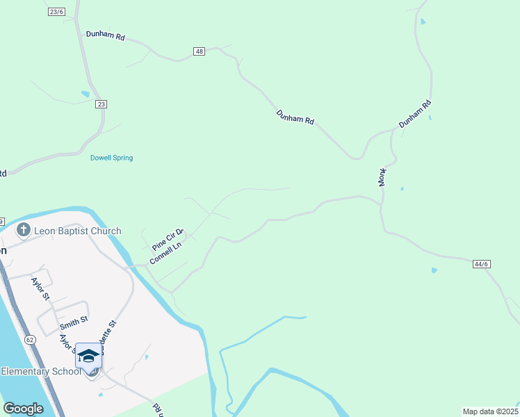 map of restaurants, bars, coffee shops, grocery stores, and more near 1349 Brownsville Road in Leon