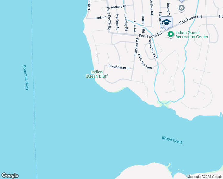map of restaurants, bars, coffee shops, grocery stores, and more near 9907 Indian Queen Point Road in Fort Washington
