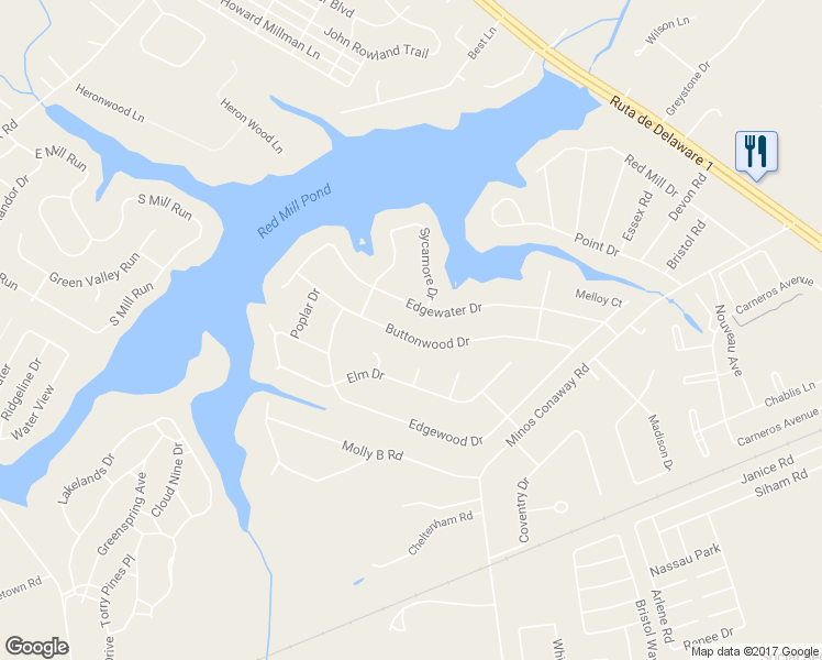 map of restaurants, bars, coffee shops, grocery stores, and more near 30919 Buttonwood Drive in Lewes