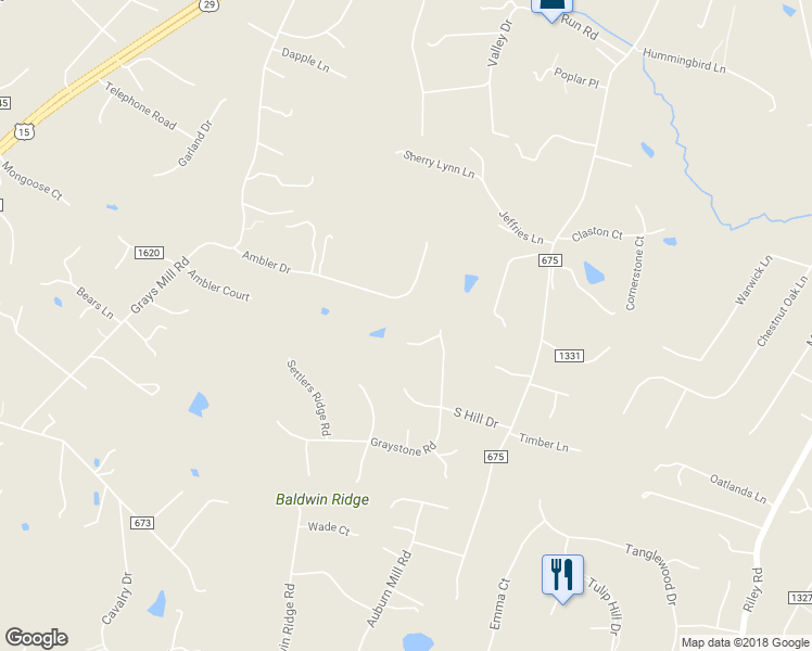 map of restaurants, bars, coffee shops, grocery stores, and more near 5218 Beverly Court in Warrenton