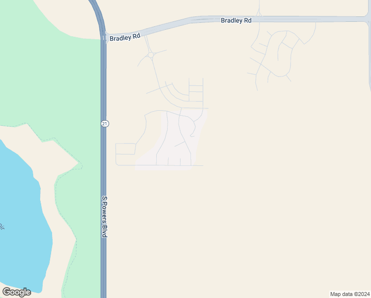 map of restaurants, bars, coffee shops, grocery stores, and more near Lookout Court in Colorado Springs