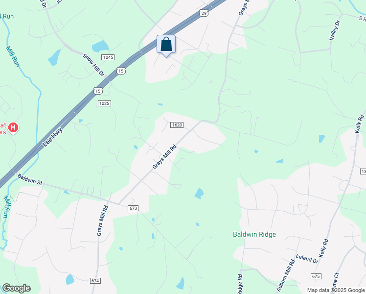 map of restaurants, bars, coffee shops, grocery stores, and more near 6745 Grays Mill Road in Warrenton