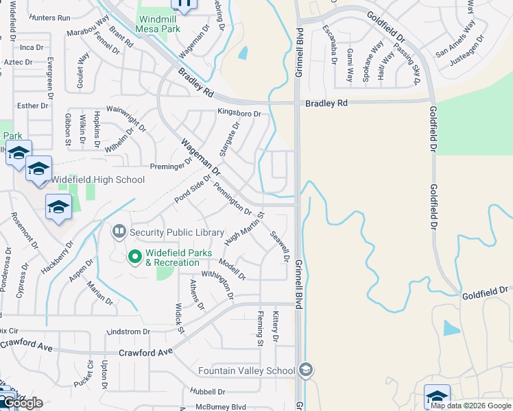 map of restaurants, bars, coffee shops, grocery stores, and more near 835 Fleming Street in Colorado Springs