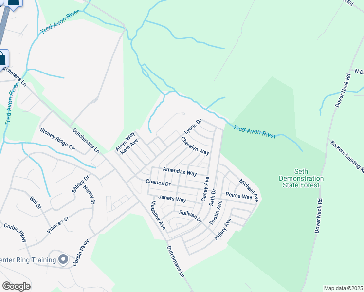 map of restaurants, bars, coffee shops, grocery stores, and more near 7458 Wendys Alley in Easton