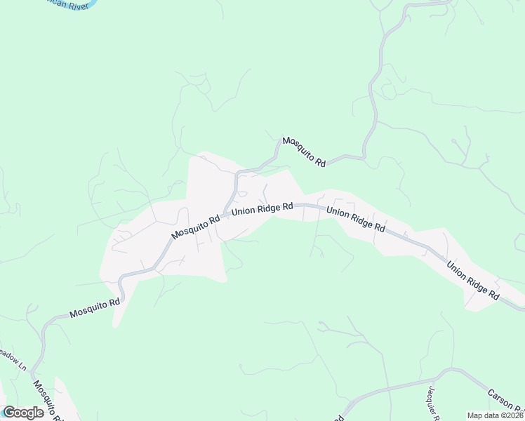 map of restaurants, bars, coffee shops, grocery stores, and more near 1710 Union Ridge Road in Placerville