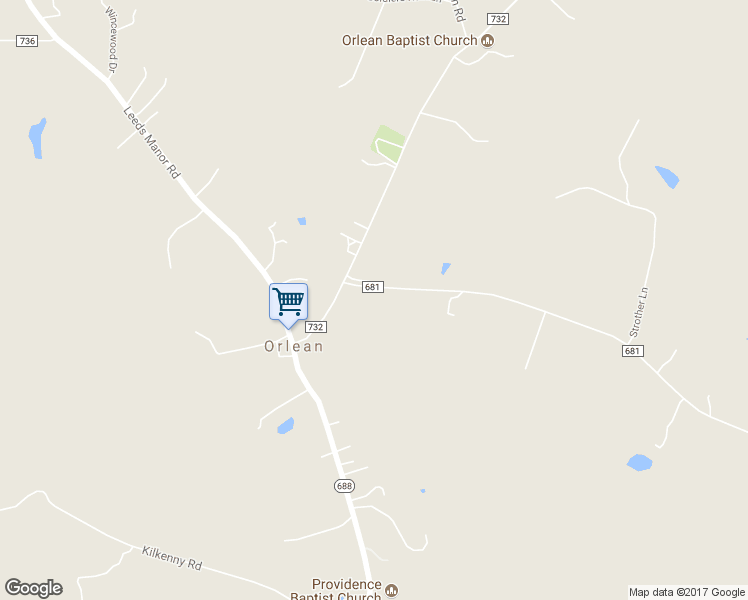 map of restaurants, bars, coffee shops, grocery stores, and more near 11027 Cliff Mills Road in Marshall