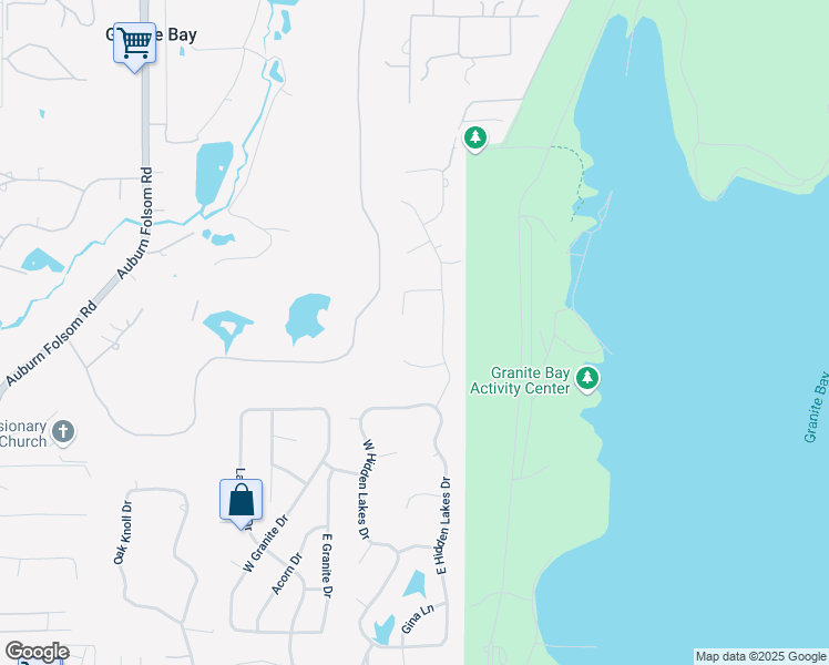 map of restaurants, bars, coffee shops, grocery stores, and more near 8002 Chris Court in Granite Bay