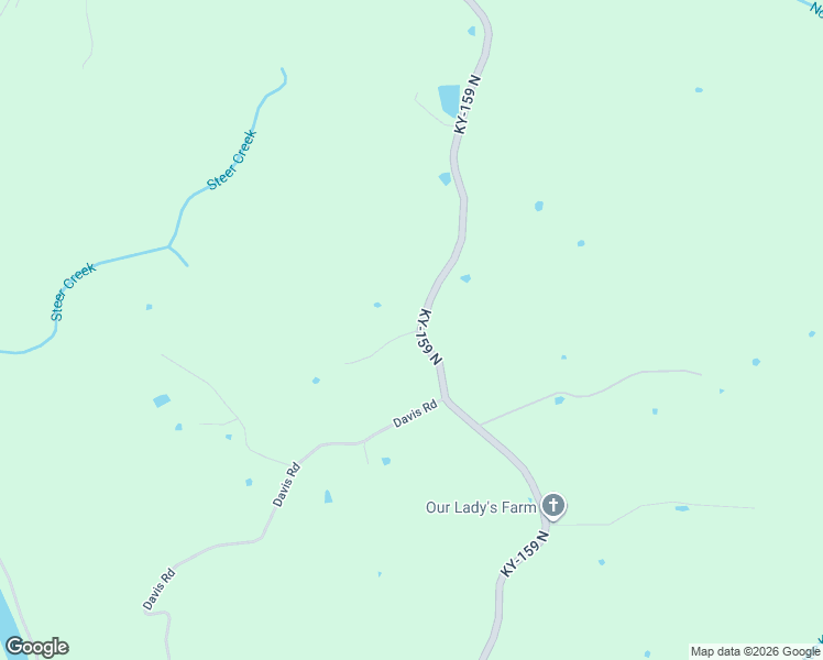 map of restaurants, bars, coffee shops, grocery stores, and more near 6371 Kentucky 159 in Butler