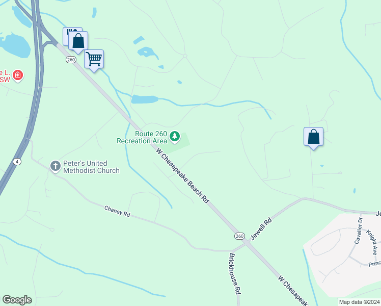 map of restaurants, bars, coffee shops, grocery stores, and more near 12420 Uncle Charlies Spur in Dunkirk
