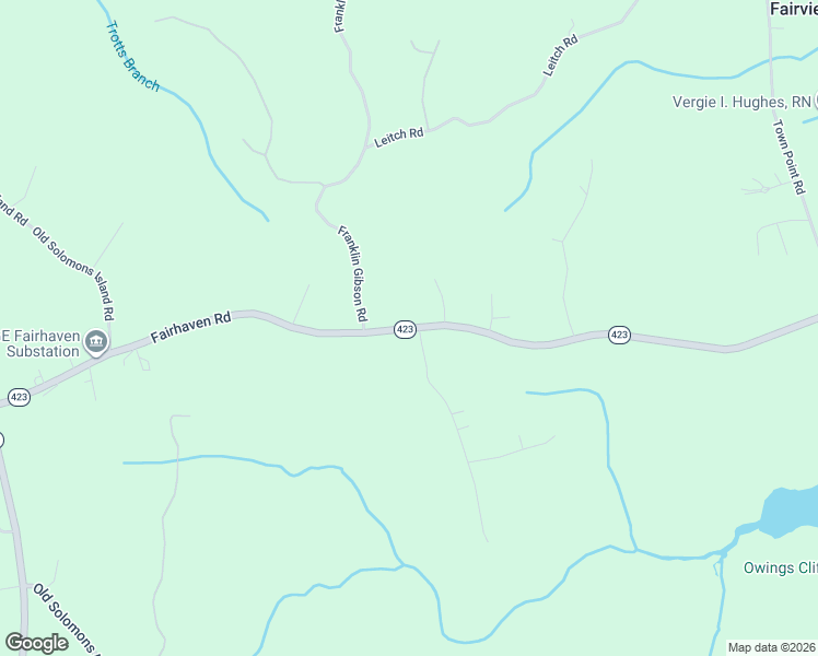 map of restaurants, bars, coffee shops, grocery stores, and more near 240 Fairhaven Road in Tracys Landing