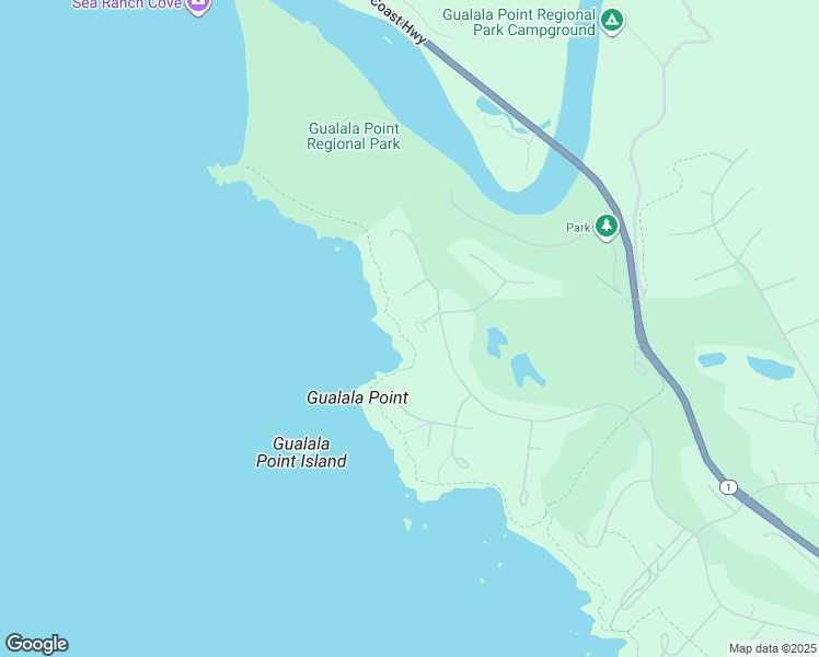 map of restaurants, bars, coffee shops, grocery stores, and more near 275 Broad Reach in Sea Ranch