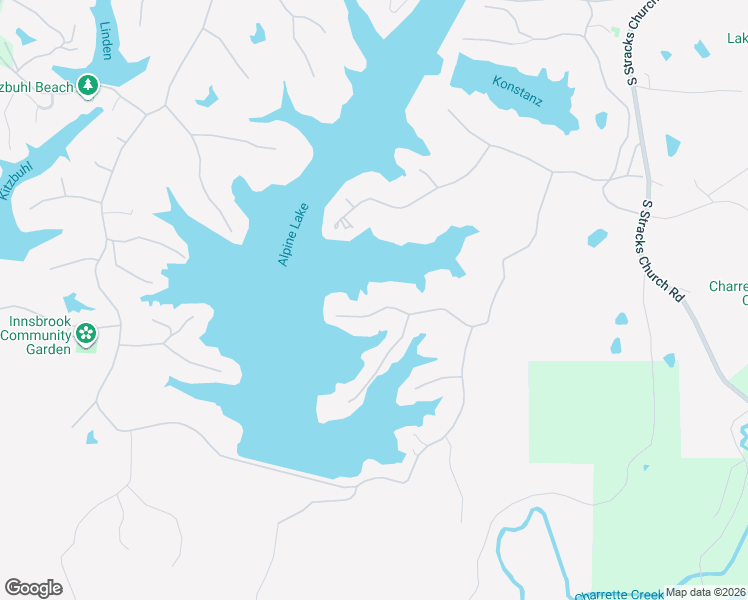 map of restaurants, bars, coffee shops, grocery stores, and more near 2270 Alpine View Drive in Innsbrook