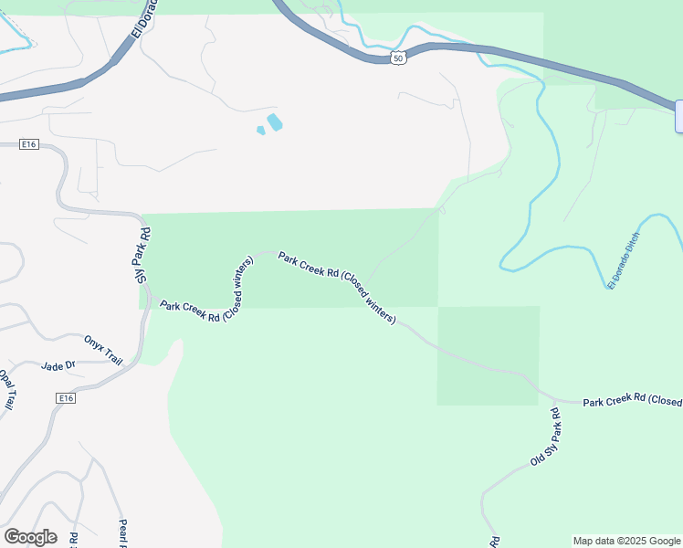 map of restaurants, bars, coffee shops, grocery stores, and more near 4372 Park Creek Road in Pollock Pines