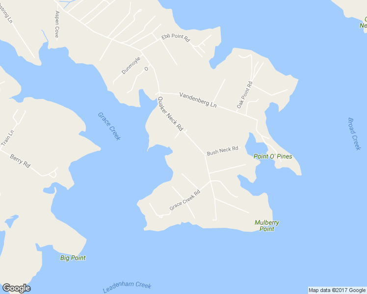map of restaurants, bars, coffee shops, grocery stores, and more near 7486 Quaker Neck Road in Bozman