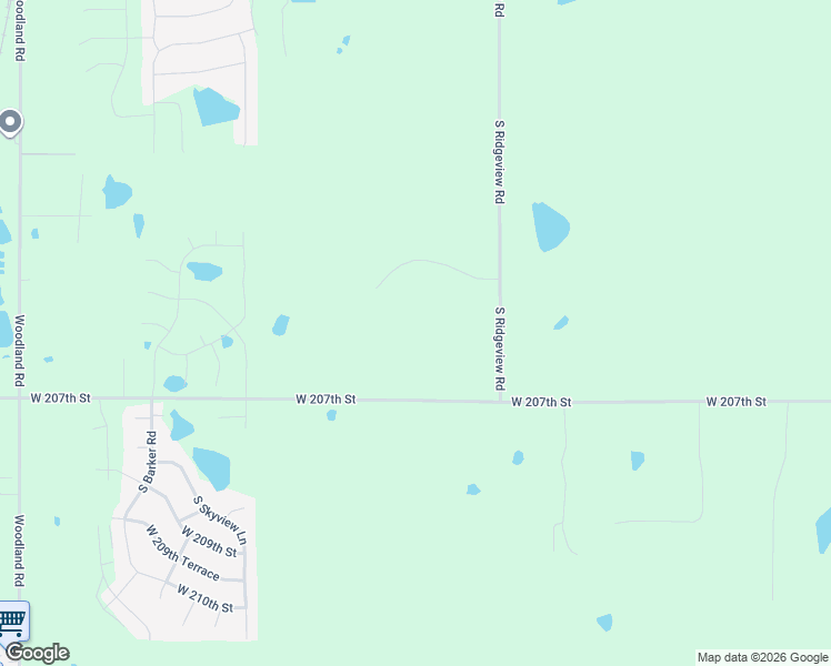 map of restaurants, bars, coffee shops, grocery stores, and more near 20427 South Ridgeview Road in Spring Hill