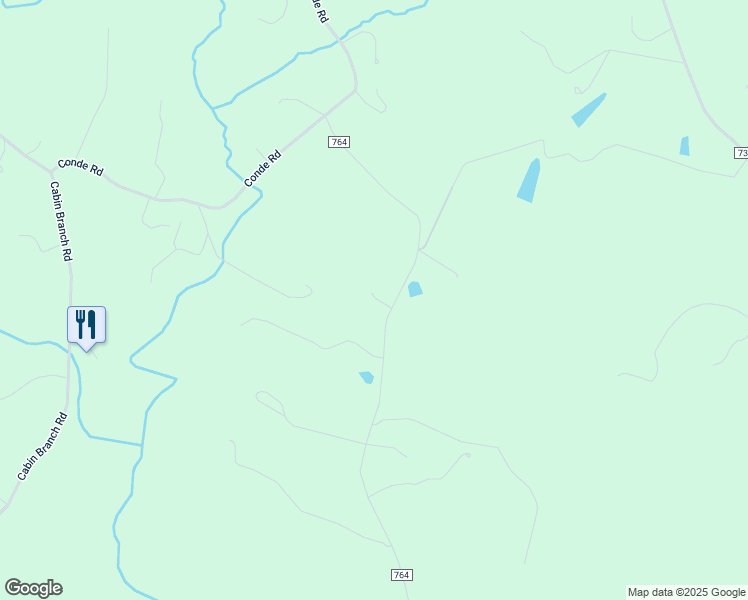 map of restaurants, bars, coffee shops, grocery stores, and more near 6710 Olinger Road in Marshall